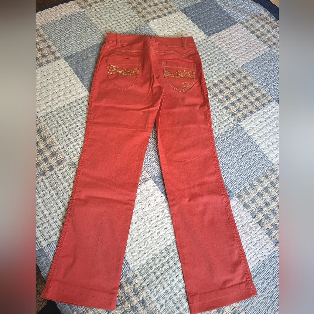Stylish Coral Red/Pink Women's Pants